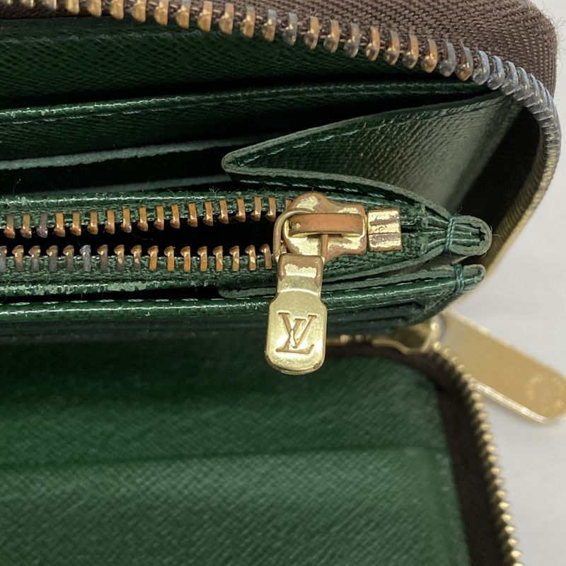 Louis Vuitton Long Wallet Monogram Groom Zippy Organizer M60035 Brown Veil Men