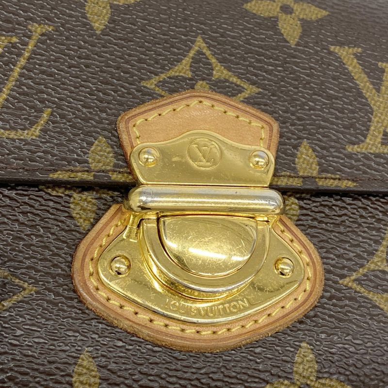 Louis Vuitton Trifold Wallet Monogram Portefeuille Joy M60211 Brown Ladies
