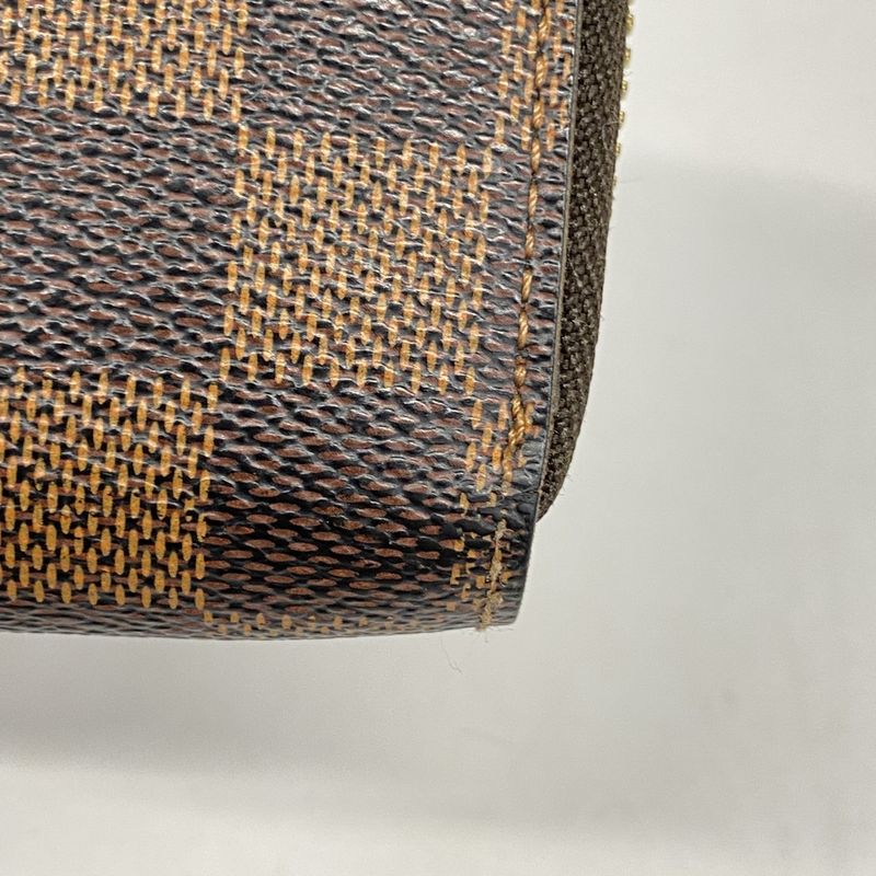 Louis Vuitton Long Wallet Damier Zippy Wallet N60015 Ebène Men Women Unisex