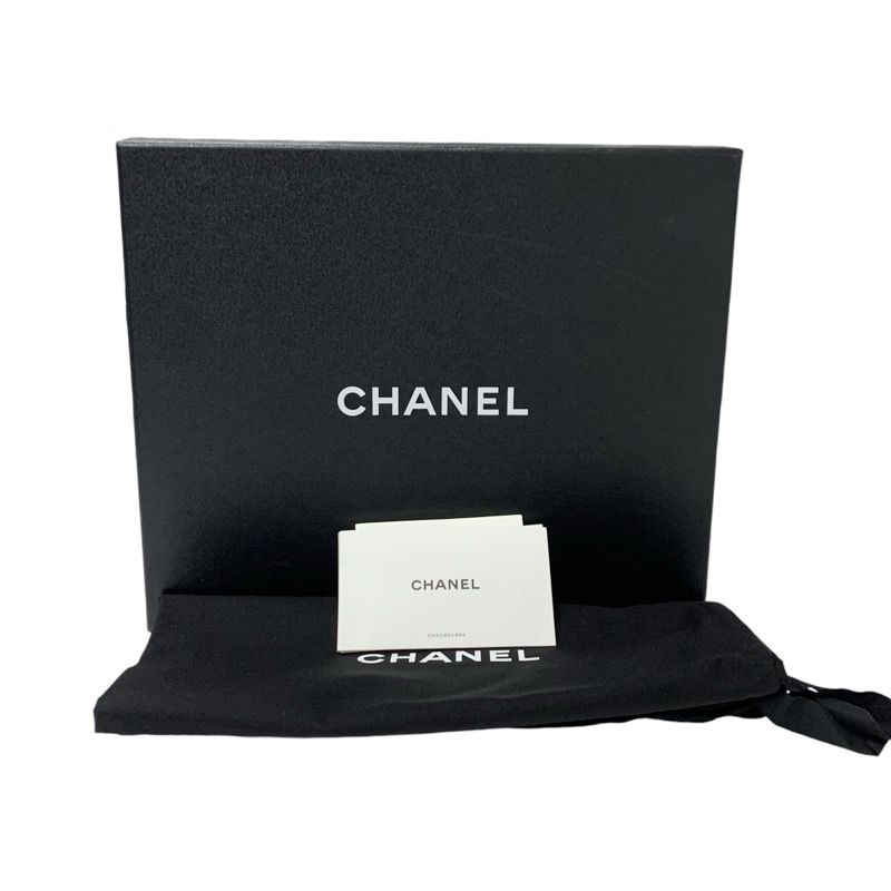 Chanel Boots Short Boots Shoes Suede Fabric Black Rhinestone Star