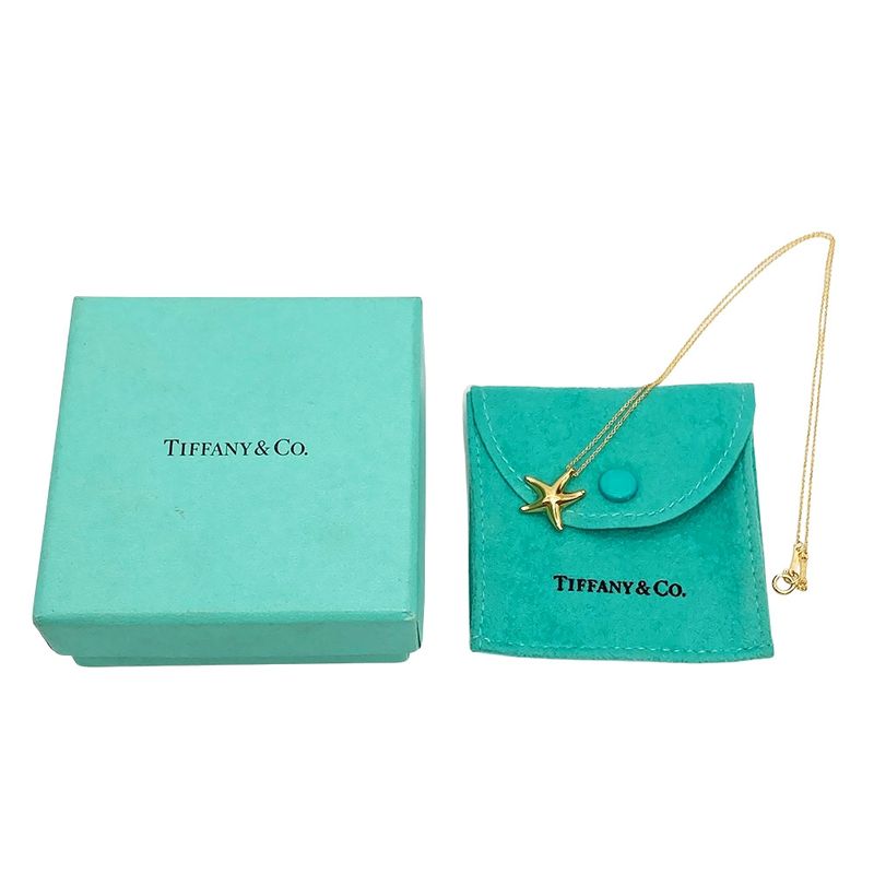 Tiffany & Co Tiffany & Co Starfish Necklace 18K Yellow Gold 3.8g Yellow Gold