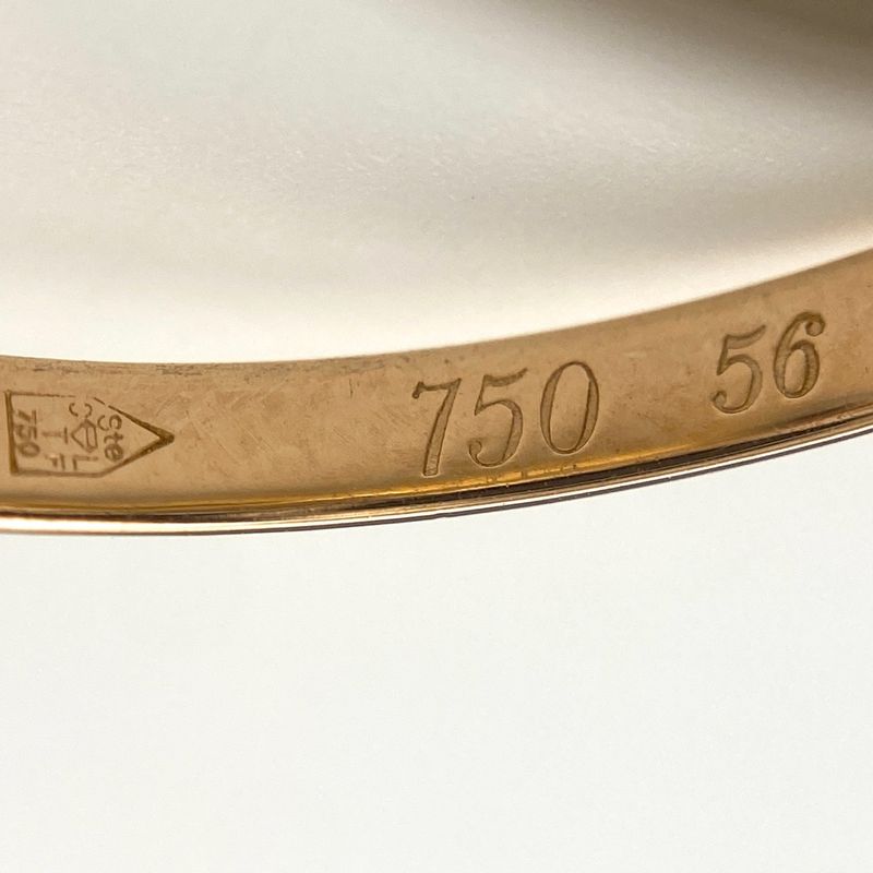 Cartier Trinity Ring YG Yellow Gold Ring Size 155 750 Ladies