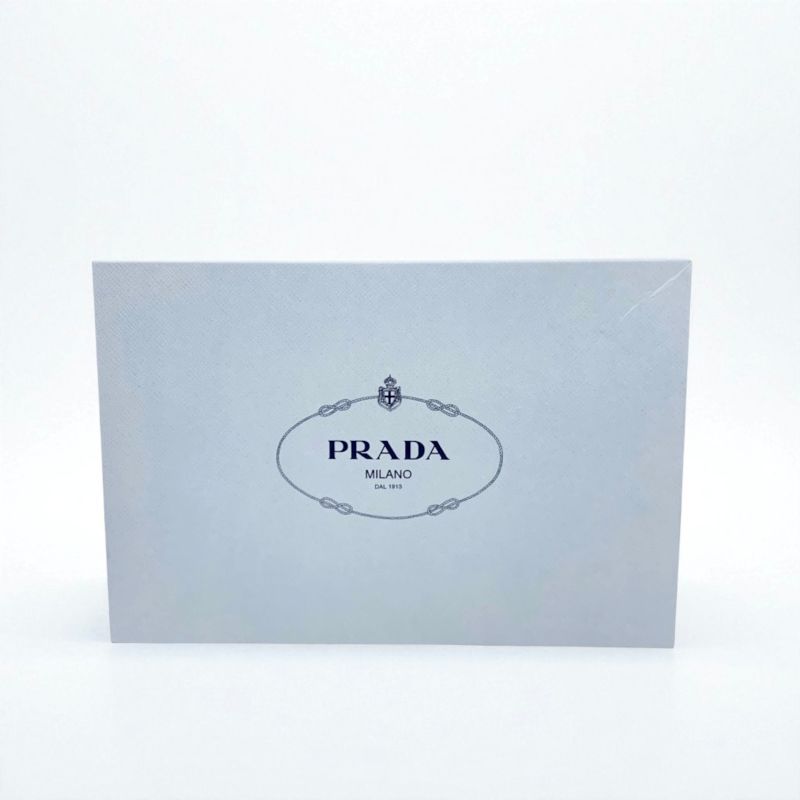 Prada Loafer Leather Shoes Patent Black Silver Triangle Logo