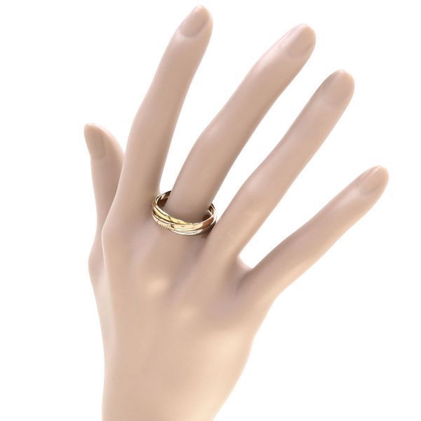 Cartier Trinity Ring /sm#60(size Near Size 20) [none Fee Gift [A Rank