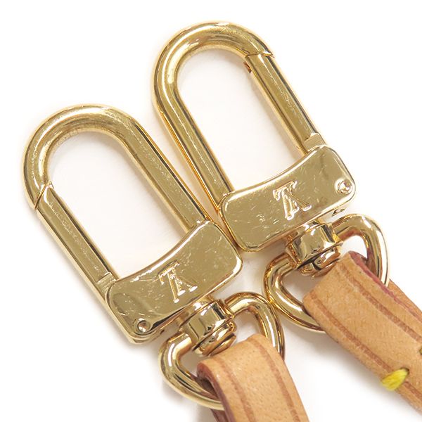 Louis Vuitton Shoulder Strap 59cm (23.23in) Nubuck Leather Beige Gold Hardware