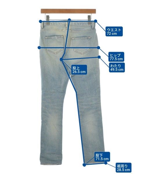 Saint Laurent Paris Denim Pants Women's