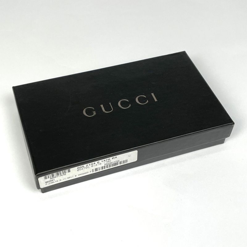 Gucci Jackie Line Fold Long Wallet 03520312134 Long Wallet Leather Gray Ladies