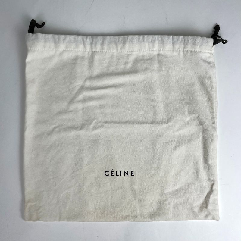 Celine Luggage Nano Shopper 2WAY Shoulder Bag Handbag Leather Brown Women