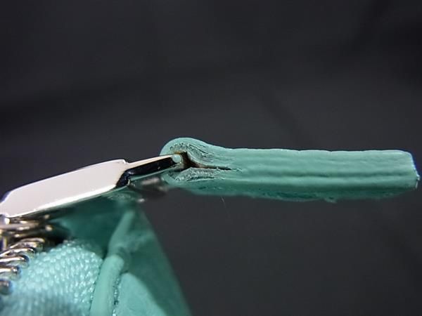 Tiffany & Co Tiffany & Co Leather Round Zipper Wallet Card Holder