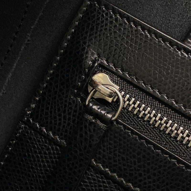 Celine Tote Bag Bertical Cabas Small Black Leather