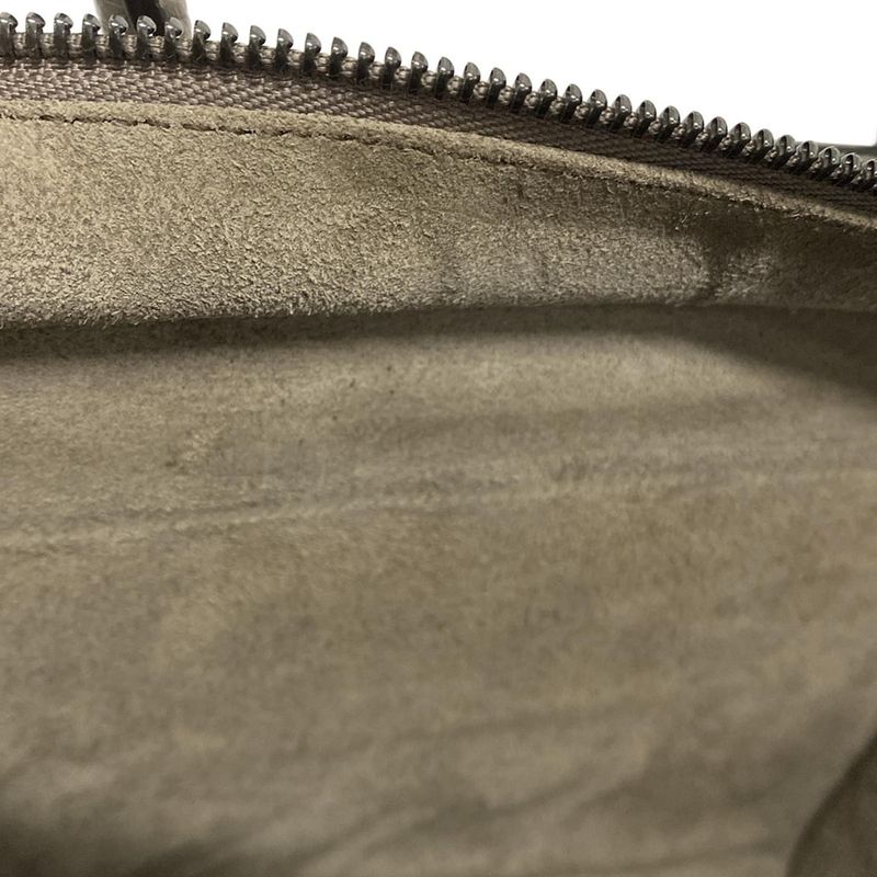 Celine Handbag Luggage Nano Shopper Gray Beige