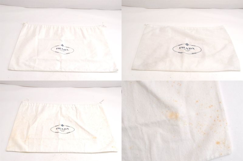 Gucci Prada Vintage Dust Bag 20 Set Cotton 17.1 X 13.4 X 0.1 (6.73 X 5.28 X
