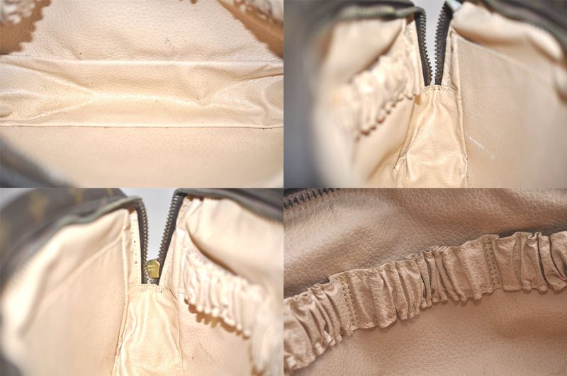 Louis Vuitton Monogram Trousse Toilette 23 Clutch Bag M47524 LV Junk 4236n