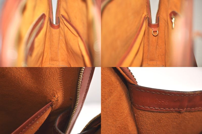 Louis Vuitton Epi Le Sac Shoulder Tote Bag Brown M52283 LV 4255n