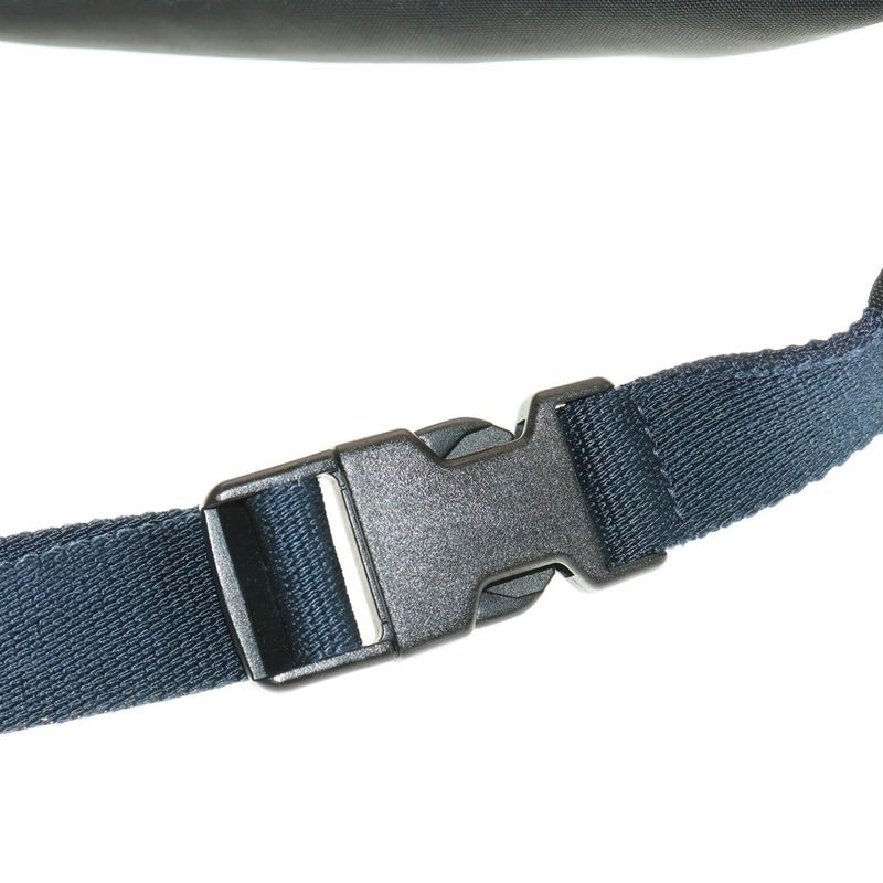 Balenciaga Wheel Logo Design Adjuster Waist Pouch Black 533009