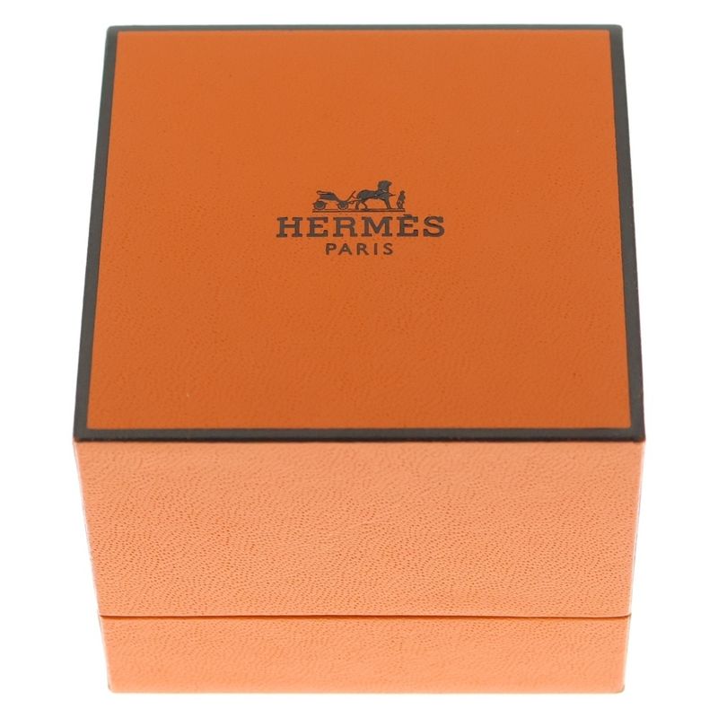 Hermes Gallop Ring With Diamonds Au750 Gold #51