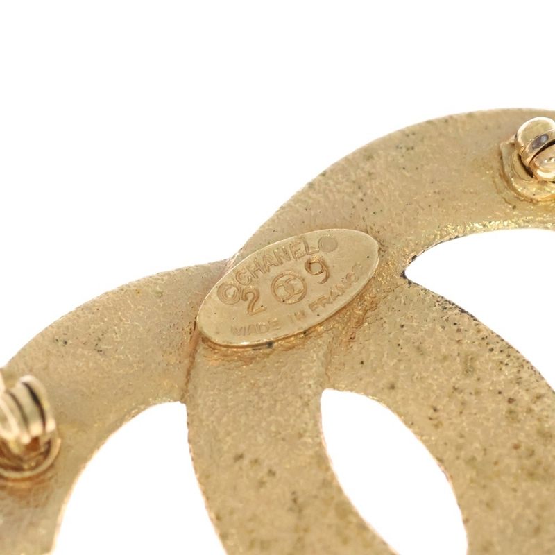 Chanel Jumbo Coco Mark Brooch Coco Mark Brooch Gold