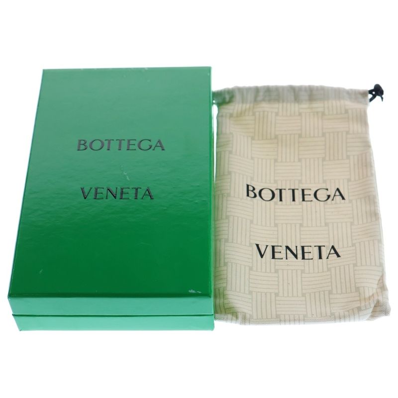 Bottega Veneta Cassette Zip-around Long Wallet Navy