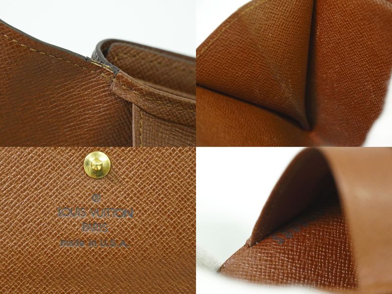 Authentic Louis Vuitton LV Porte Monebier Carte Cles Di Monogram Fold Wallet