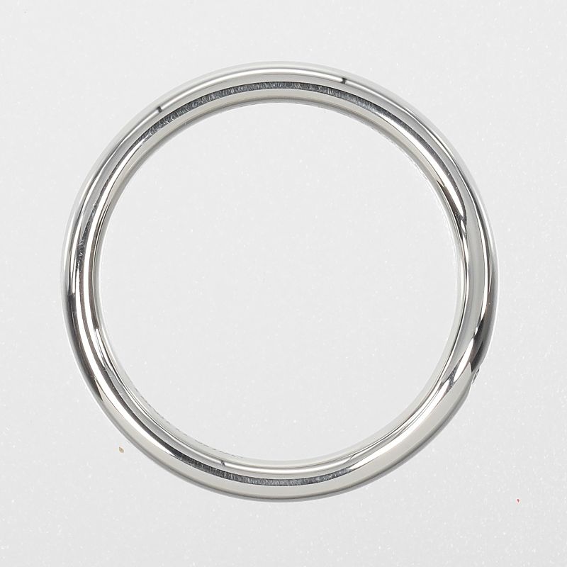 Tiffany & Co Curved Band Pt950platinum X 1P Diamond #7.5 Ladies 3.8g Ring