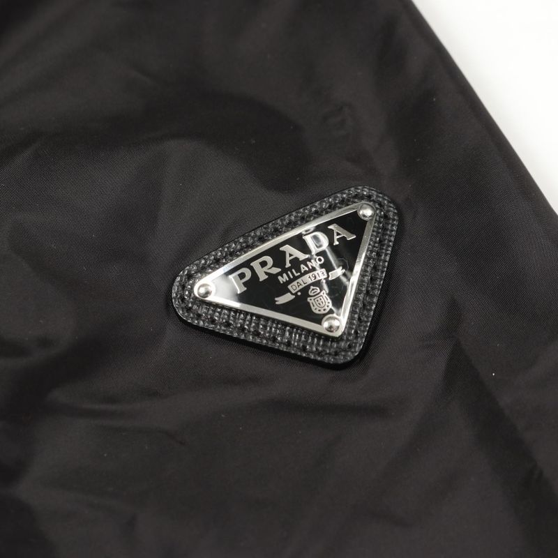 Prada Nylon Jacket 29z597 Black Nylon Jacket Women Used A