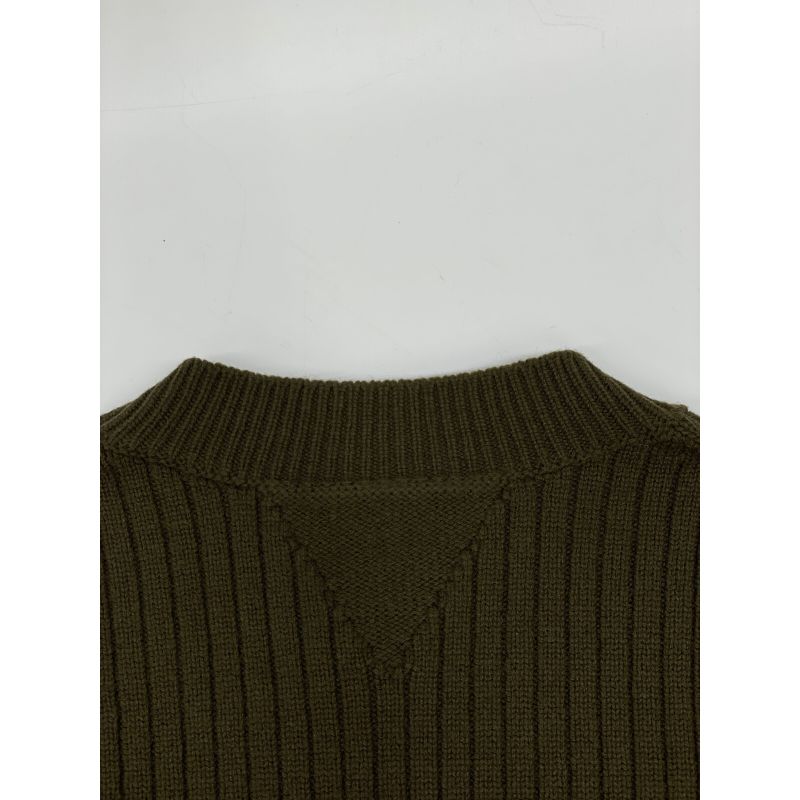 Bottega Veneta Khaki Cashmere Knit Long Sleeves XS