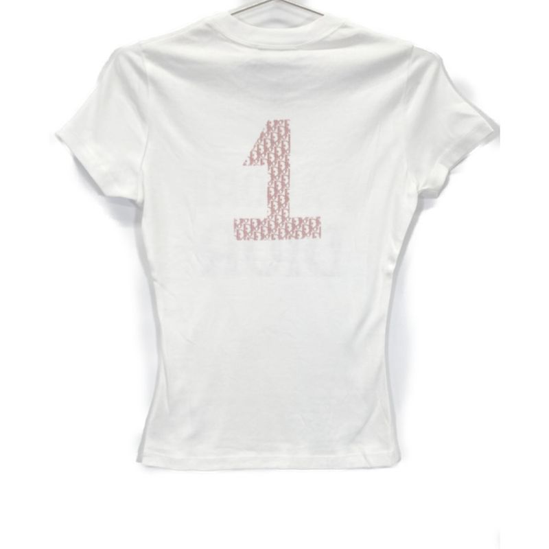 Christian DIOR 4p16155207 White J'adore DIOR Short Sleeve T-shirt 38