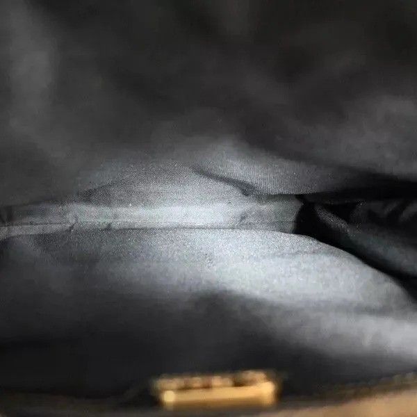 Fendi Tote Bag Pecan 2way Backpack Pvcleather Black Khaki 87bs016