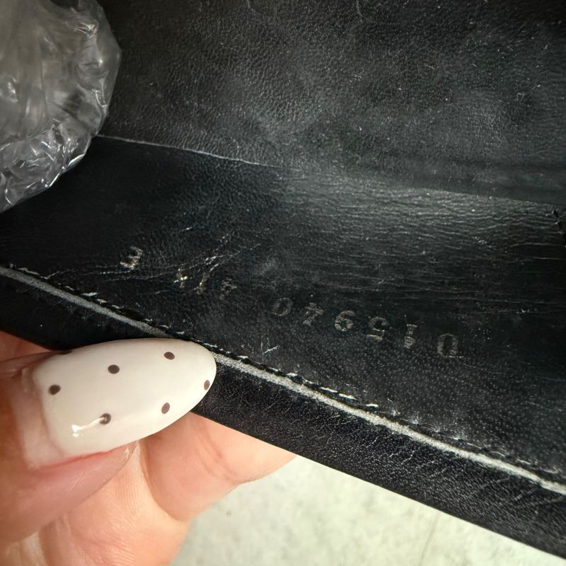 Gucci Horsebit Loafer GG Canvas Leather Black Silver Hardware 41 1 2 E Men's