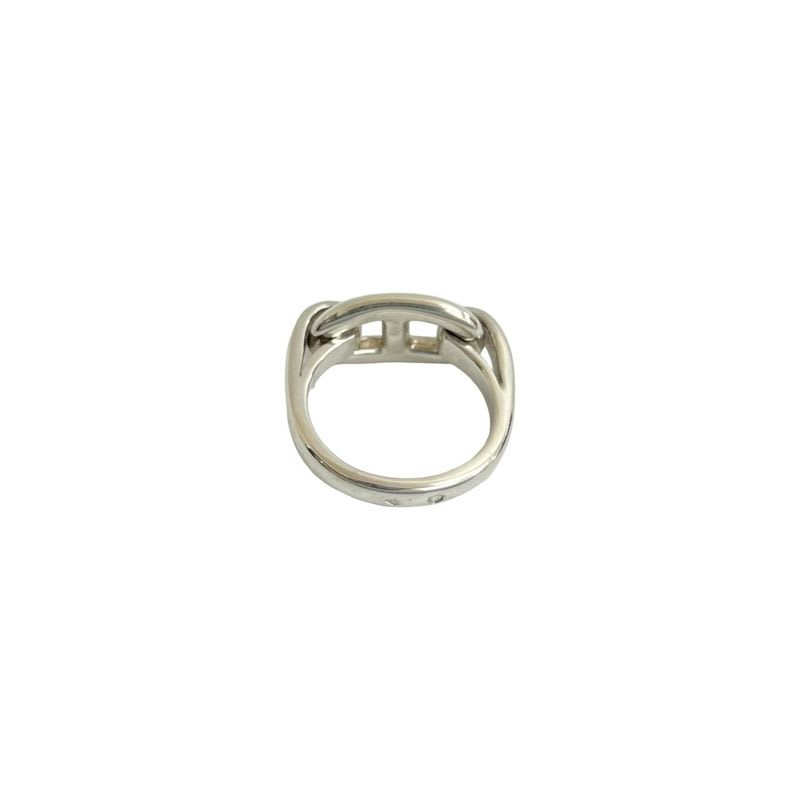 Hermes Chaine D'ancre Ring Silver 925 No 6 Accessories Small