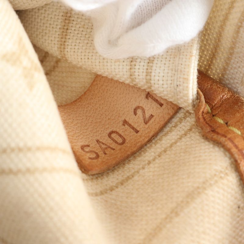 Louis Vuitton Damier Azure Neverfull MM N51107 Leather Tote Bag Shoulder A4