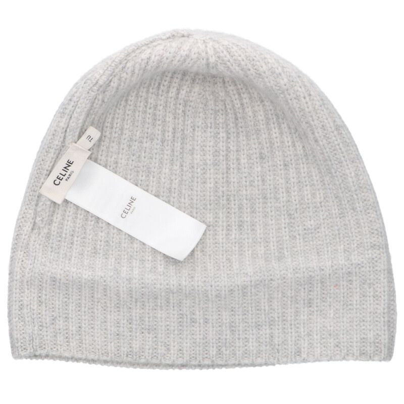 Celine Aa07d317v.08gc Triomphe Embroidered Knit Hat Men's