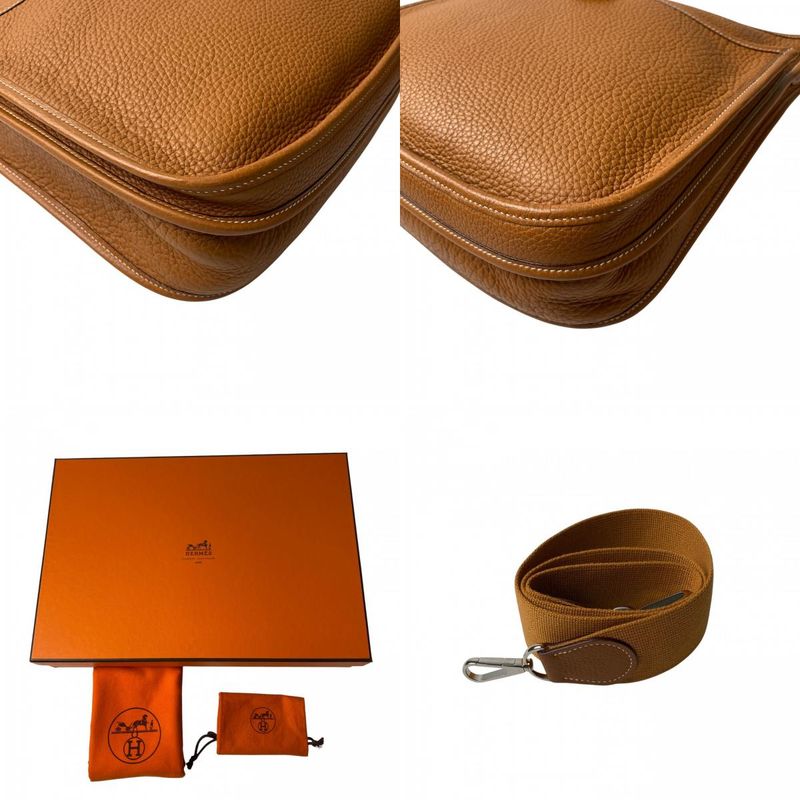 Hermes Women's Evelyn 2 PM Taurillon □I Engraved Shoulder Bag