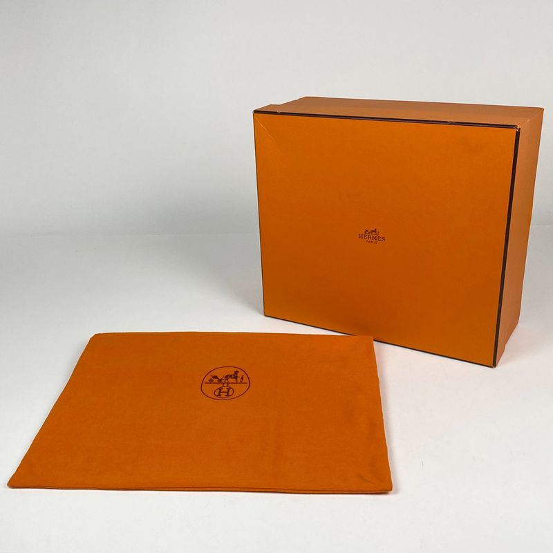 Hermes Valparaiso PM Handbag Tote Handbag Twirl Chevron Black Women