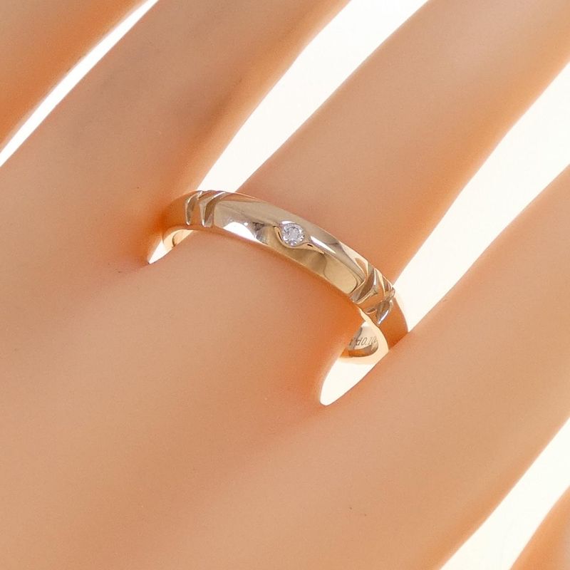 Tiffany & Co Atlas X Closed Narrow Ring 0.10ct