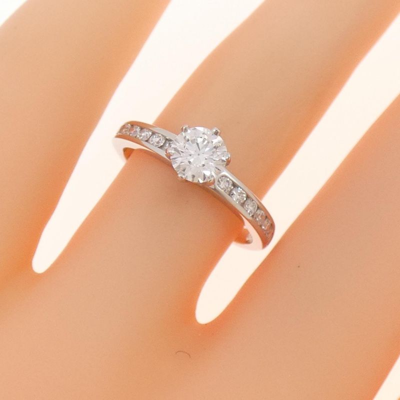 Tiffany & Co Solitaire Channel Setting Ring 0.48ct H VVS2 3EXT