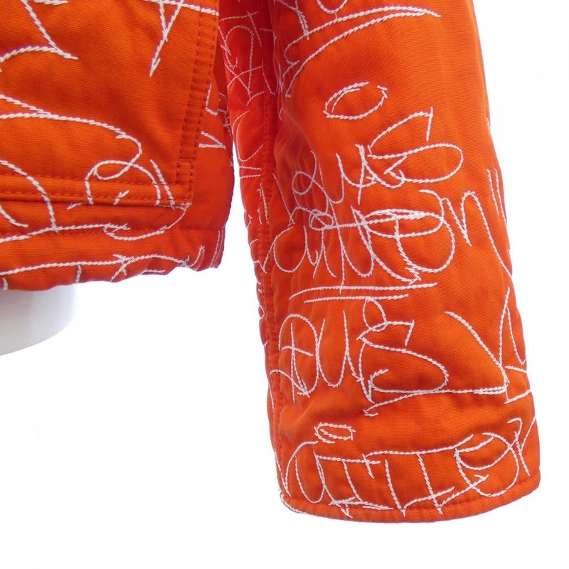 Louis Vuitton Embroidered Denim Bomber Hnb25wnd9 Jacket