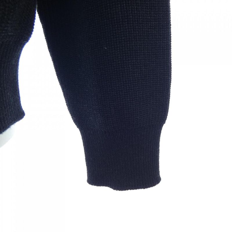 Louis Vuitton Signature Wool Half-zip Sweater Hmn10wzll Knit