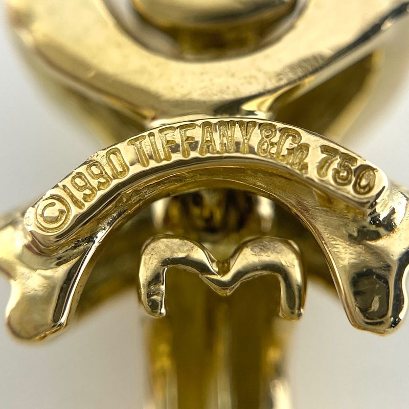 Tiffany & Co Tiffany & Co Signature Bracelet YG Yellow Gold Bracelet 750 Ladies