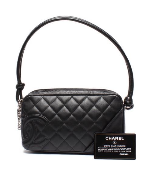 Chanel Handbag Cambon Line Lambskin Silver Hardware A25175 Ladies Chanel