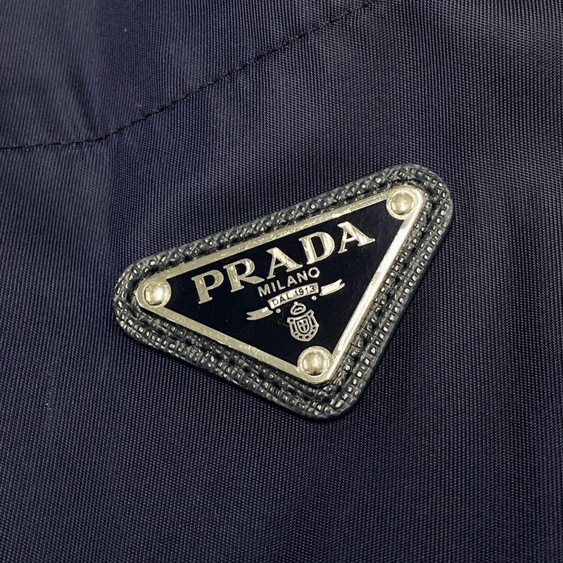Prada Blouson Size S Men's Re-nylon Shirt Sc514 Navy