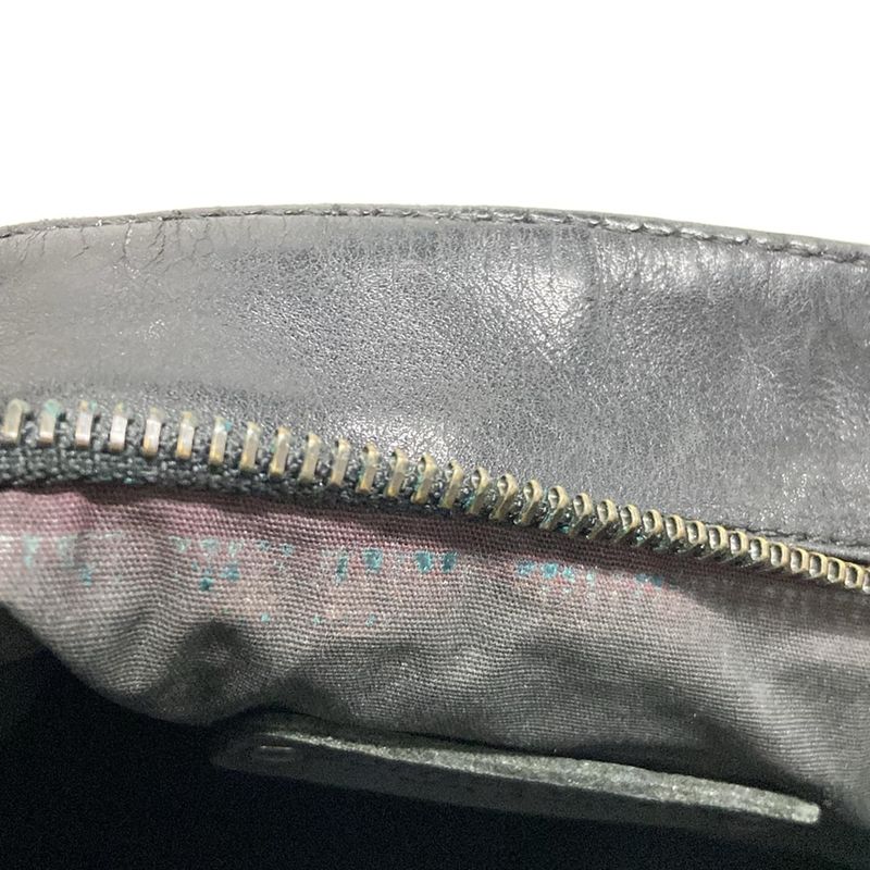 Bottega Veneta Shoulder Bag Intrecciato Black Leather