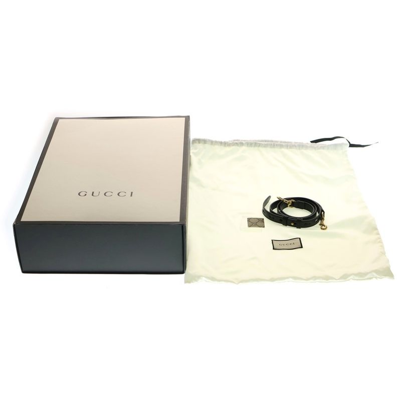 Gucci GG Supreme Animalier 2WAY Handbag Shoulder Bag Beige 450950