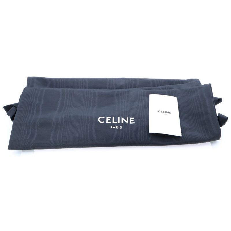 Celine Triomphe Logo Bicolor Leather Bicolor Bulky Back Zip Thick Sole High Cut