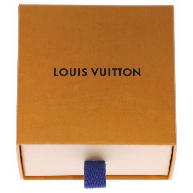 Louis Vuitton Essential V Necklace Pendant Chain Silver M63197