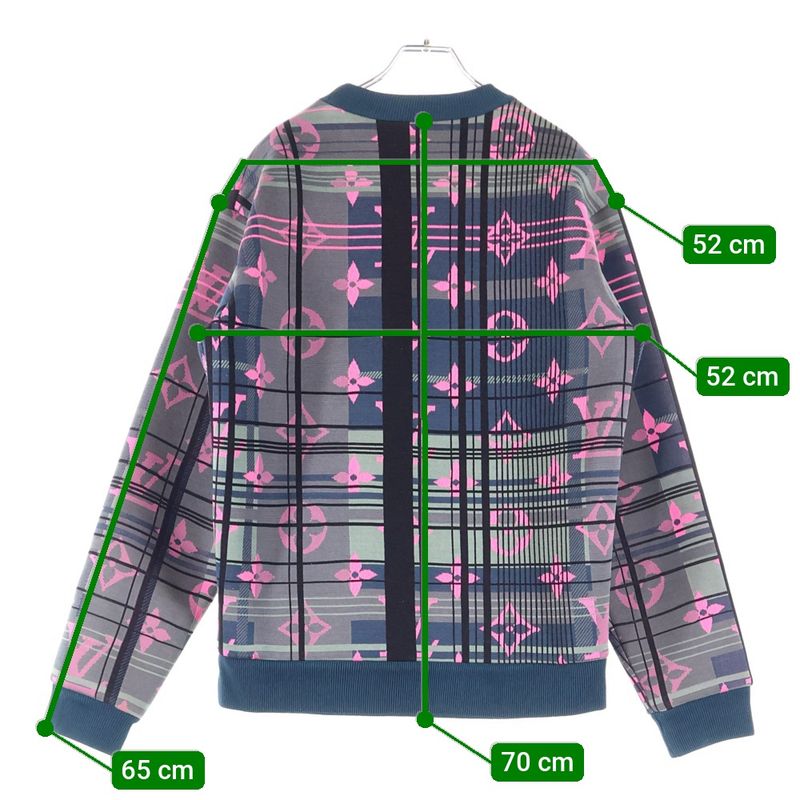 Louis Vuitton Monogram Jacquard Crewneck Monogram Jacquard Sweatshirt Long