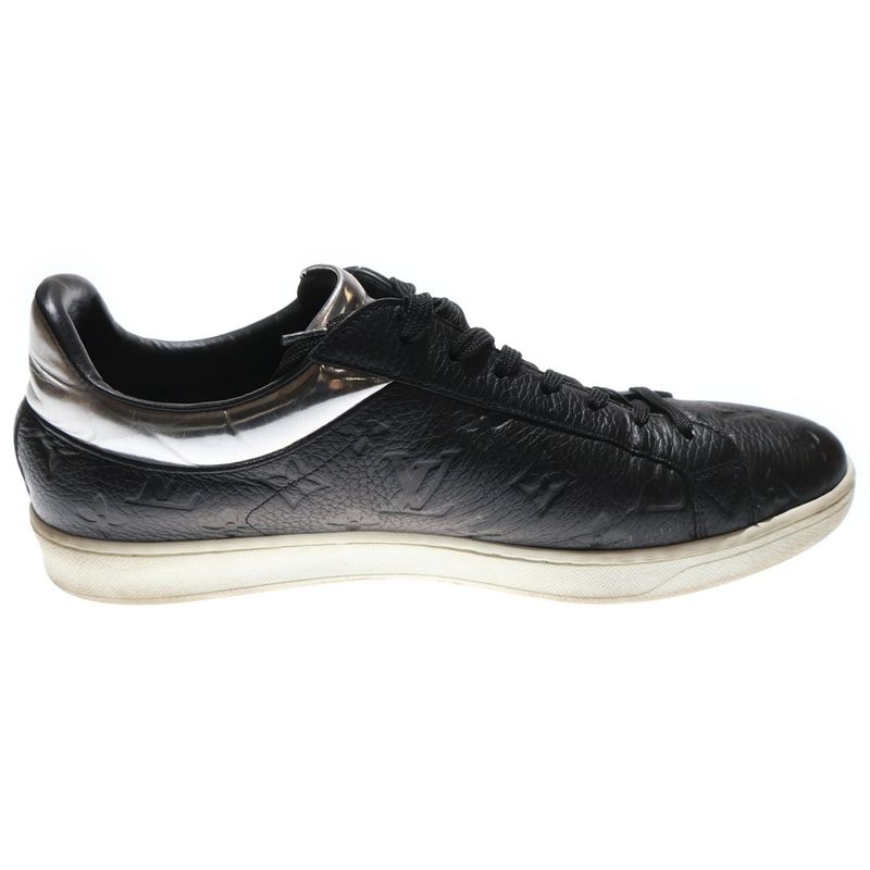 Louis Vuitton Monogram Luxembourg Line Low Cut Sneakers Black/silver Ms0240
