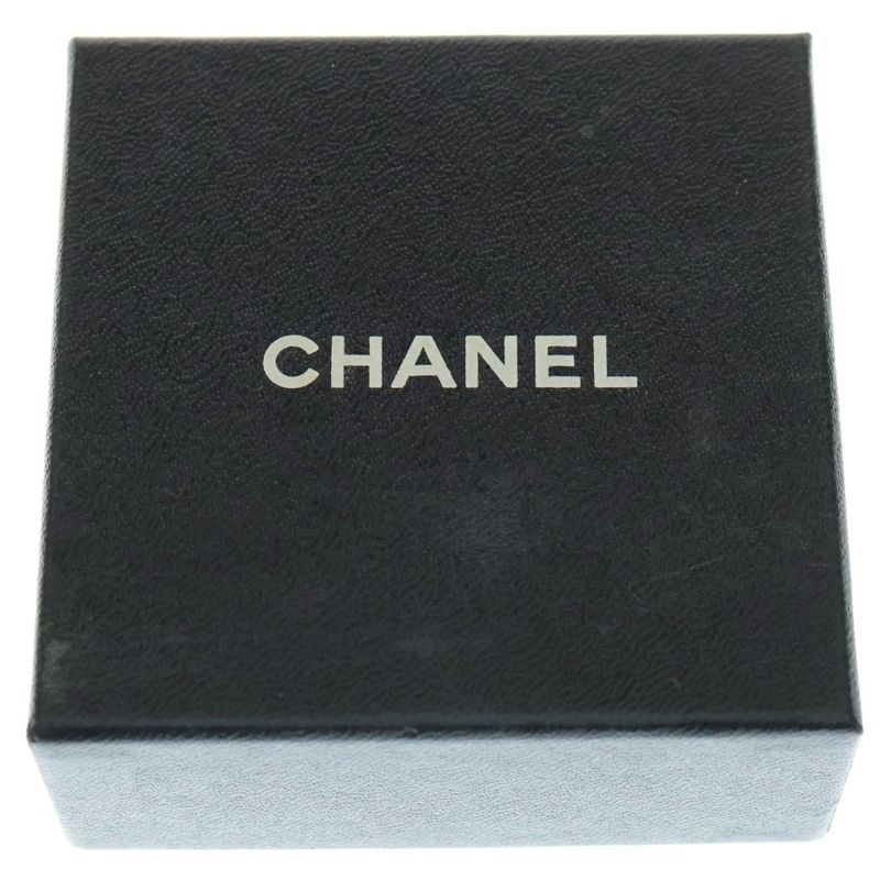 Chanel Logo Faux Pearl Earrings 94A GP Gold Accessories Women