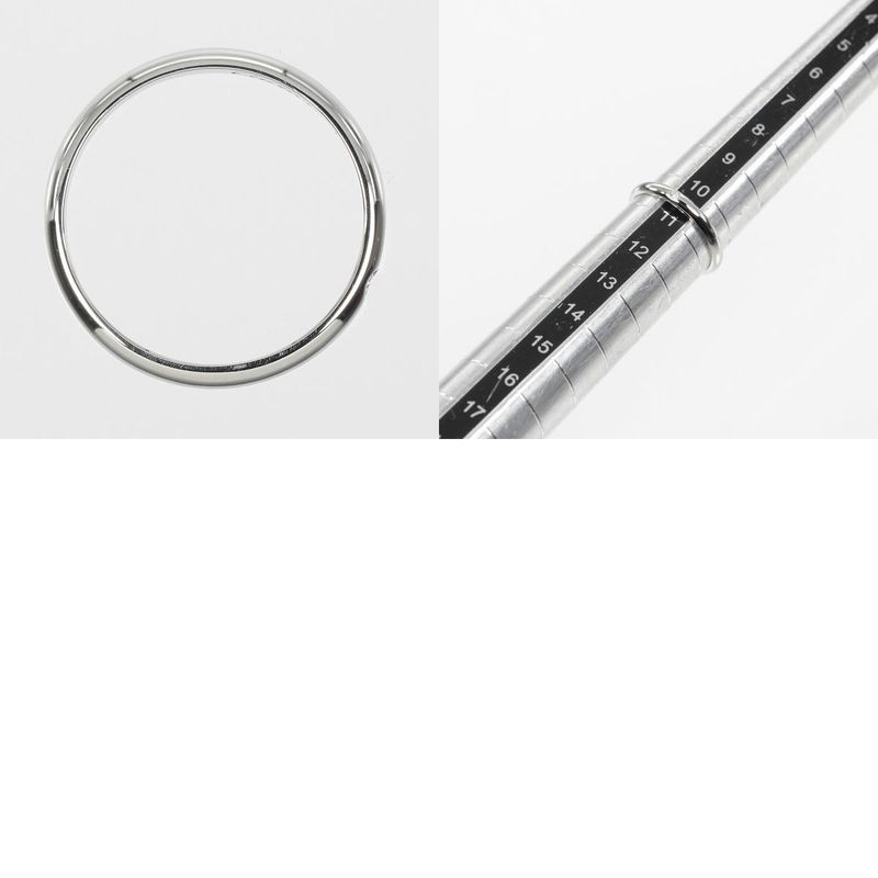 Cartier 1895 Wedding 2.6mm (0.10in) Model Pt950platinum X 1P Diamond 10.5