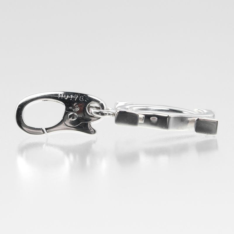 Cartier 2C Charm 18kwhite Gold Ladies 2.6g Pendant Top